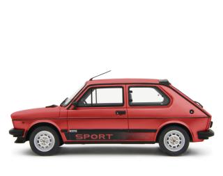 Fiat 127 Sport 70 HP - 1981 Rosso metallizzato Laudoracing 1:18 Resinemodell (Türen, Motorhaube... nicht zu öffnen!)